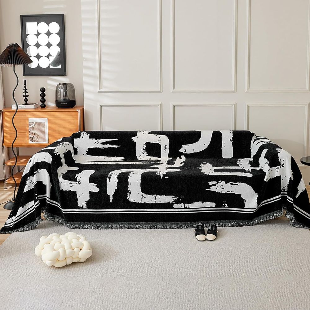 Junips | Brushstroke Art Sofa Cover