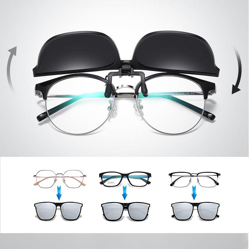 Junips | New polarized clip-on flip-up sunglasses