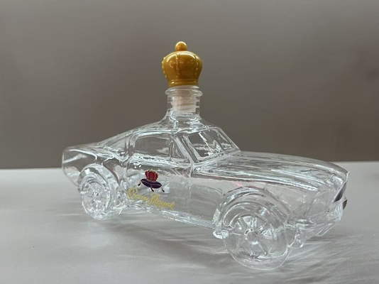 Junips | Mustang Car Shaped Whiskey Decanter | 3D Design Glass Decanter for Spirits | Home Bar Use