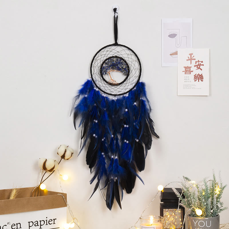 Junips | Frendorf Crystal Tree of Life Feather Glow Dreamcatcher