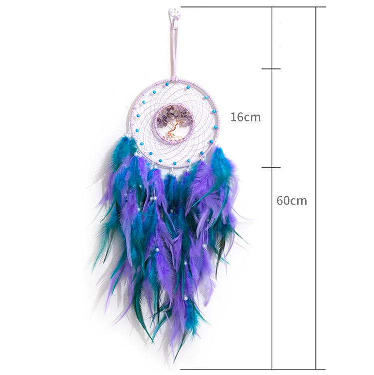 Junips | Frendorf Crystal Tree of Life Feather Glow Dreamcatcher