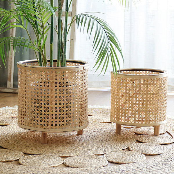 Junips | Braided Flower Pot Holder made of Rattan