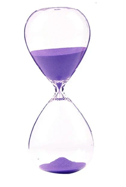 Junips | Creative transparent hourglass made of glass