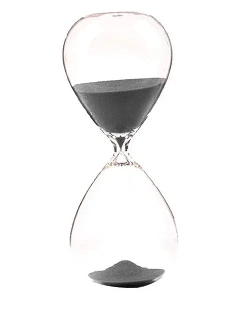 Junips | Creative transparent hourglass made of glass