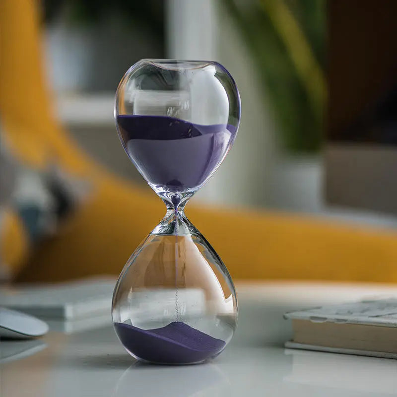 Junips | Creative transparent hourglass made of glass