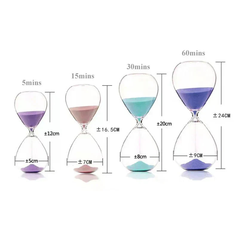 Junips | Creative transparent hourglass made of glass