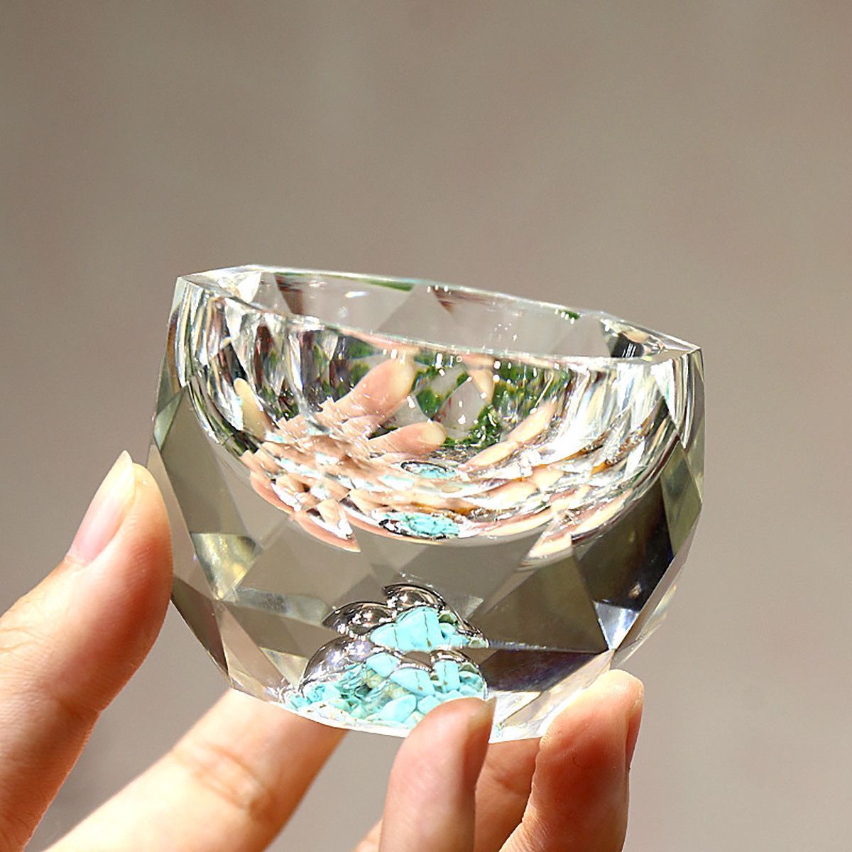 Junips | 50ml diamond-cut crystal drinking glasses vodka shot glasses wine glasses whiskey glasses spirits sake soju brandy tea cup
