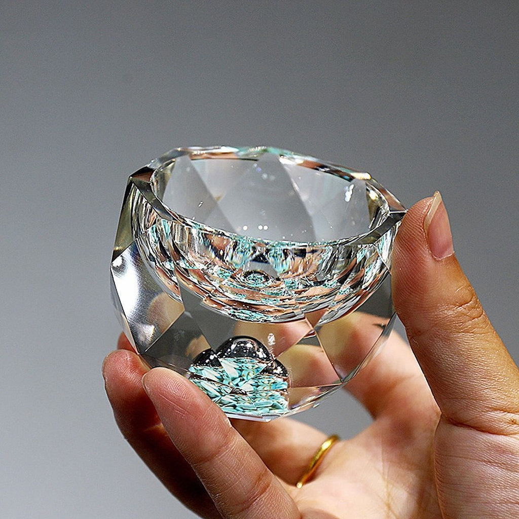 Junips | 50ml diamond-cut crystal drinking glasses vodka shot glasses wine glasses whiskey glasses spirits sake soju brandy tea cup