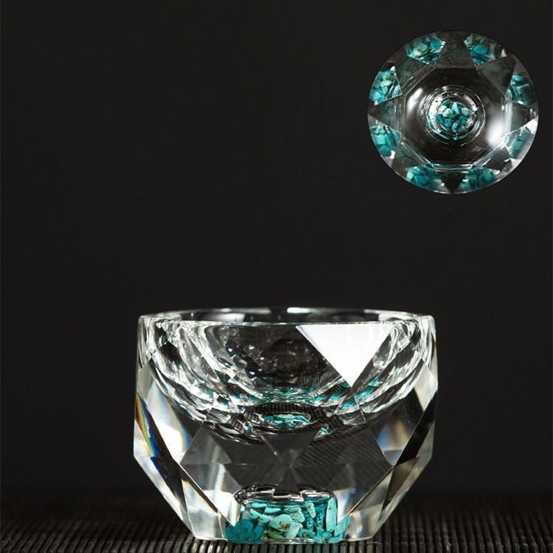 Junips | 50ml diamond-cut crystal drinking glasses vodka shot glasses wine glasses whiskey glasses spirits sake soju brandy tea cup