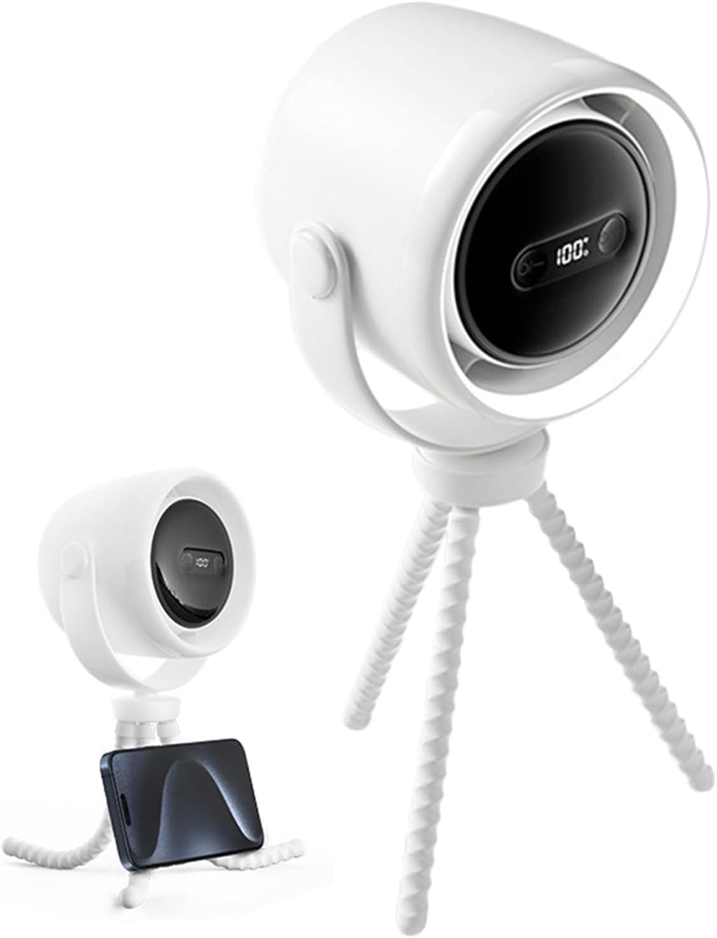 Junips | Rechargeable Clip-On Stroller Fan with Night Light 100 Speeds