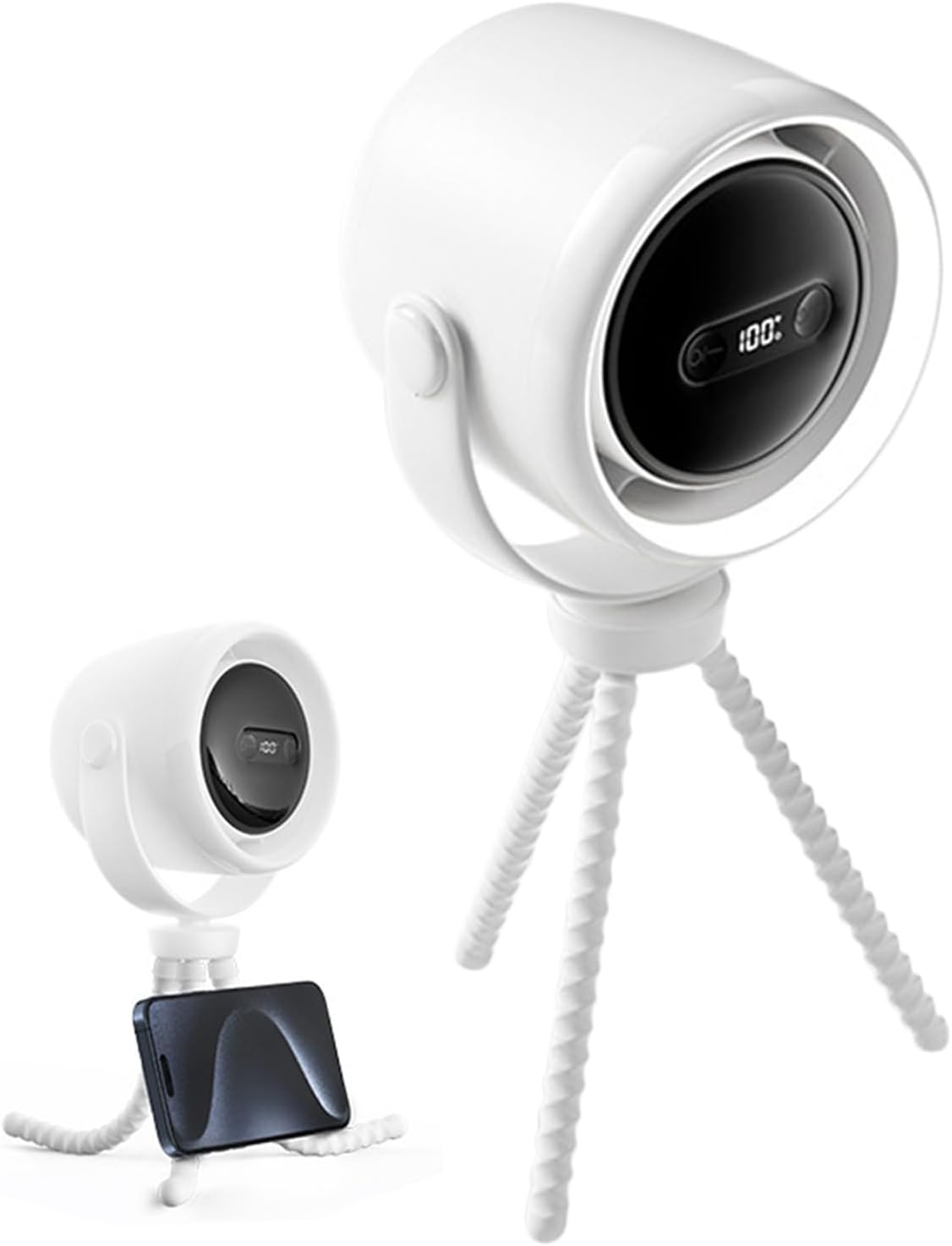 Junips | Rechargeable Clip-On Stroller Fan with Night Light 100 Speeds
