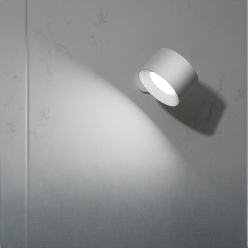 Junips | LED Wall Lights, Wall-mounted Lamps with Rechargeable Battery, 3 Color Temperatures & 3 Brightness Levels, 360° Rotatable Magnetic Ball, Wireless Wall Lights for Study, Reading, Nightstand