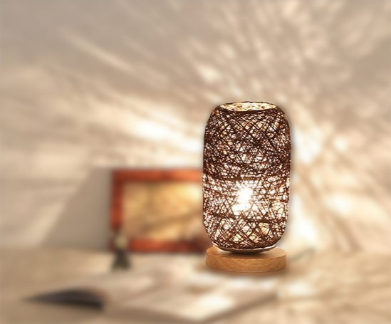 Junips | Table lamp made of rattan wood