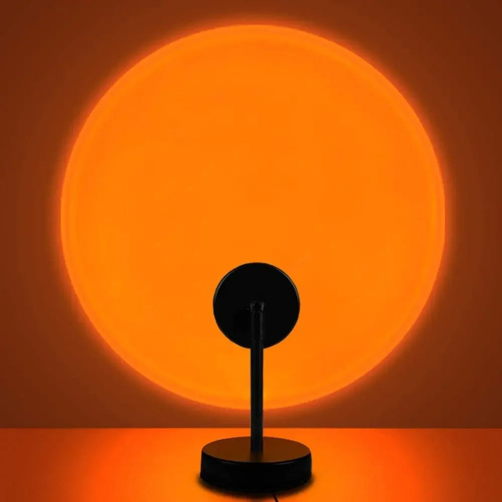 Junips | l Stylish Retro Table Lamp with Sunset
