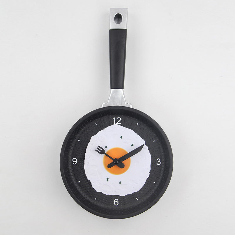 Junips | Fried Egg Pan Clock Silent Clock Wall Clock Wall Clock