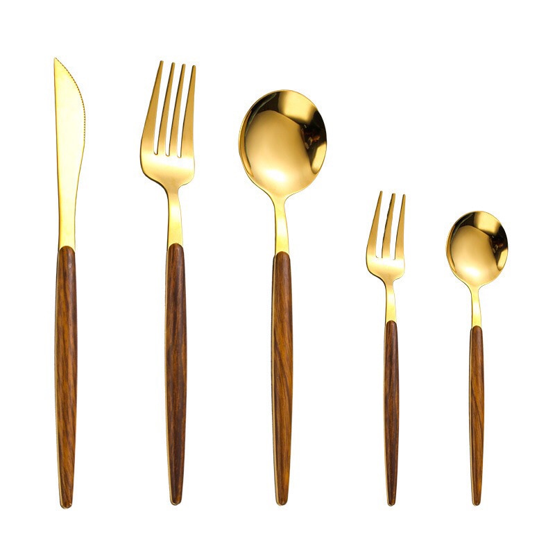 Junips | Wooden Handle Cutlery Set