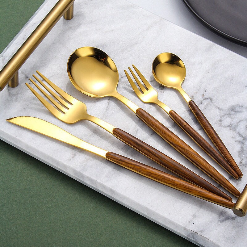 Junips | Wooden Handle Cutlery Set
