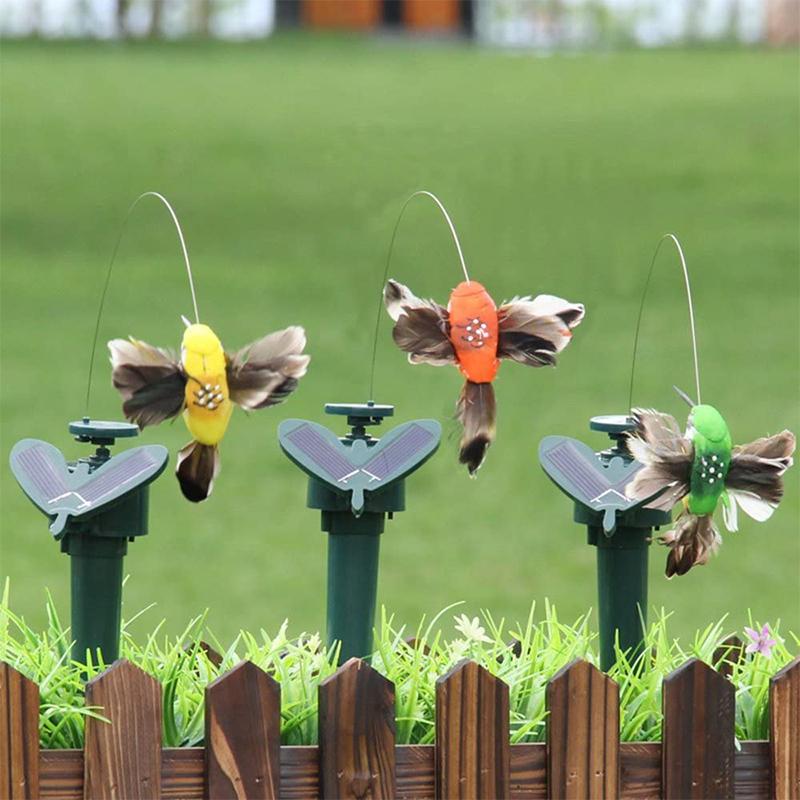 Junips | Solar-powered dancing hummingbird and butterfly