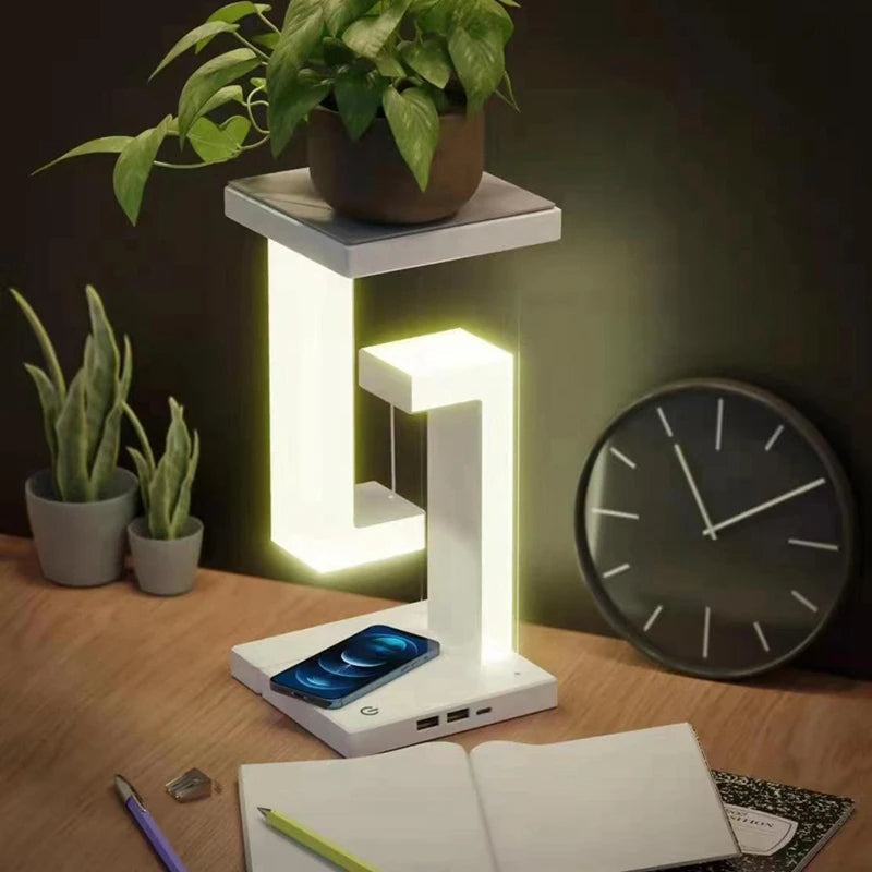 Junips | Wireless Charger - GlowCharge - Fast Charging - Magical Atmosphere in the Room