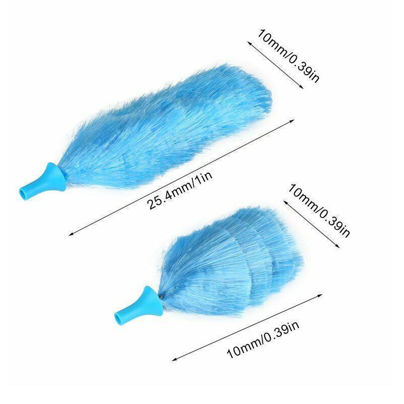 Junips | 360° rotating electric spin duster motorized dust cloth with 2 brushes