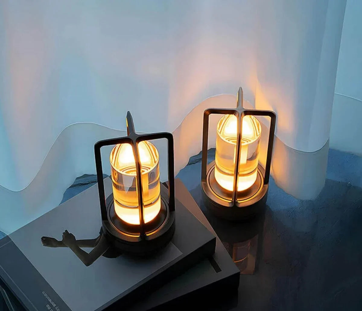 Junips | Waterproof and Portable Crystal Table Lamp - AuroraGlow