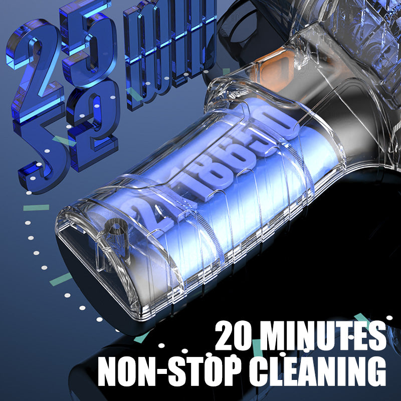 Junips | Portable wireless handheld vacuum cleaner, cyclone suction cordless vacuum cleaner, rechargeable vacuum cleaner with strong suction power suitable for cars/offices/homes
