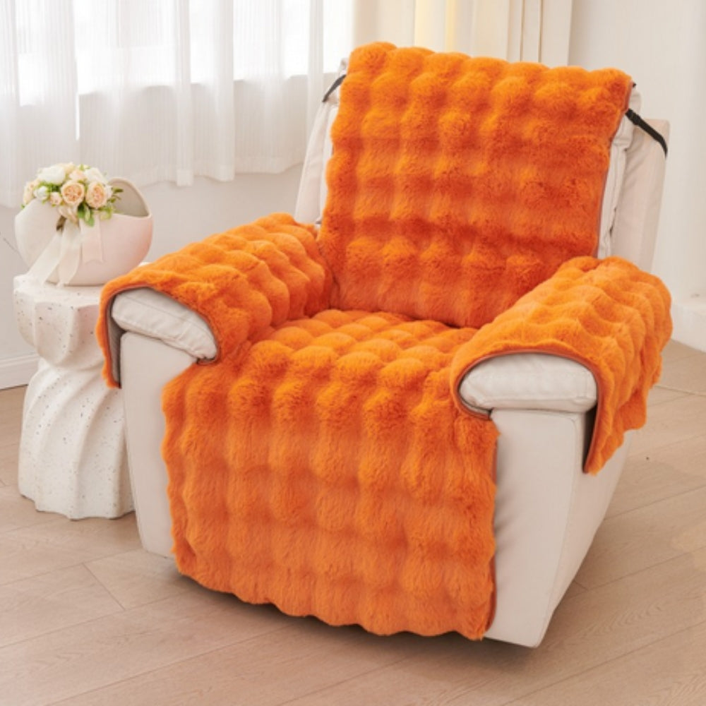 Junips | Faux Fur Recliner Sofa Cover