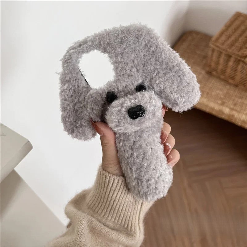 Junips | Cute Dog Fluffy Snuggly iPhone Case