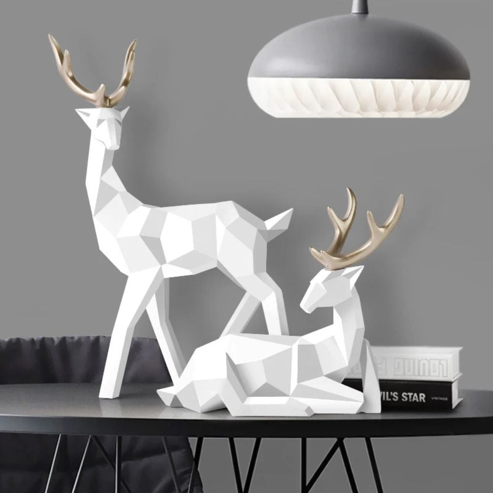 Junips | Geometric Deer Statue