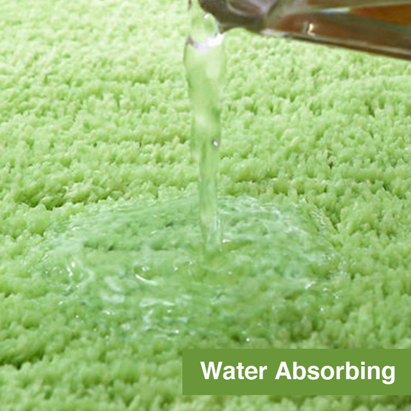 Junips | Feblilac Solid Color Tufted Bath Mat, Multiple Sizes Bath Mat, Pure Non-Slip Bath Mat