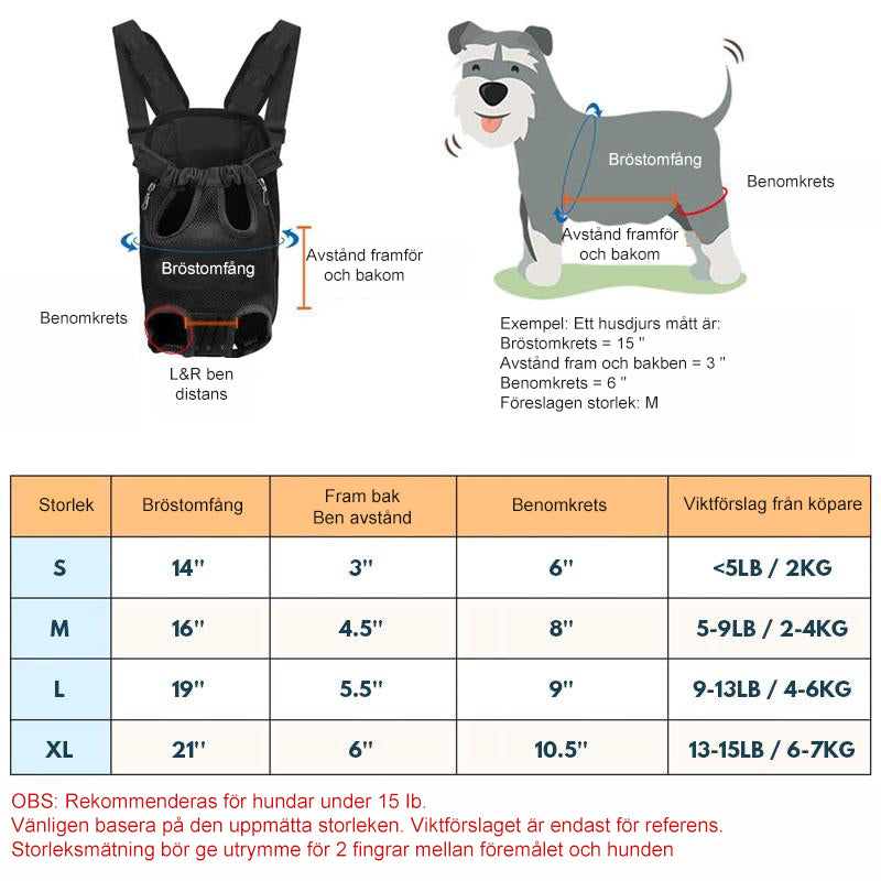 Junips | Pet Backpack Front