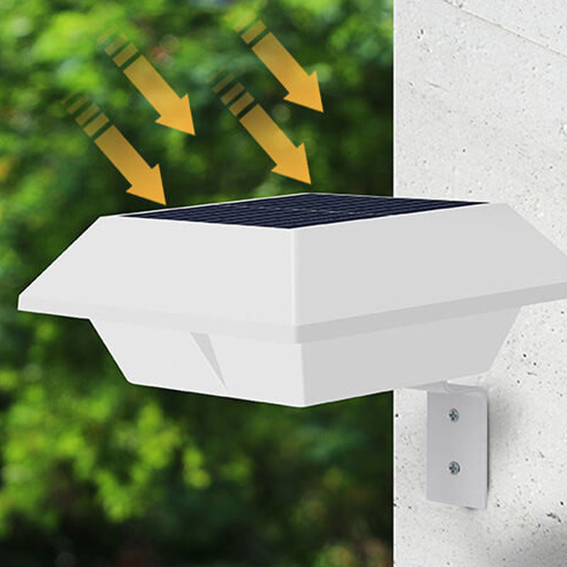 Junips | Solar UFO Shape Design Fence Light LED Outdoor Wall Lamp