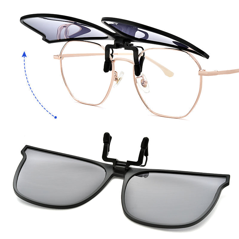 Junips | New polarized clip-on folding sunglasses