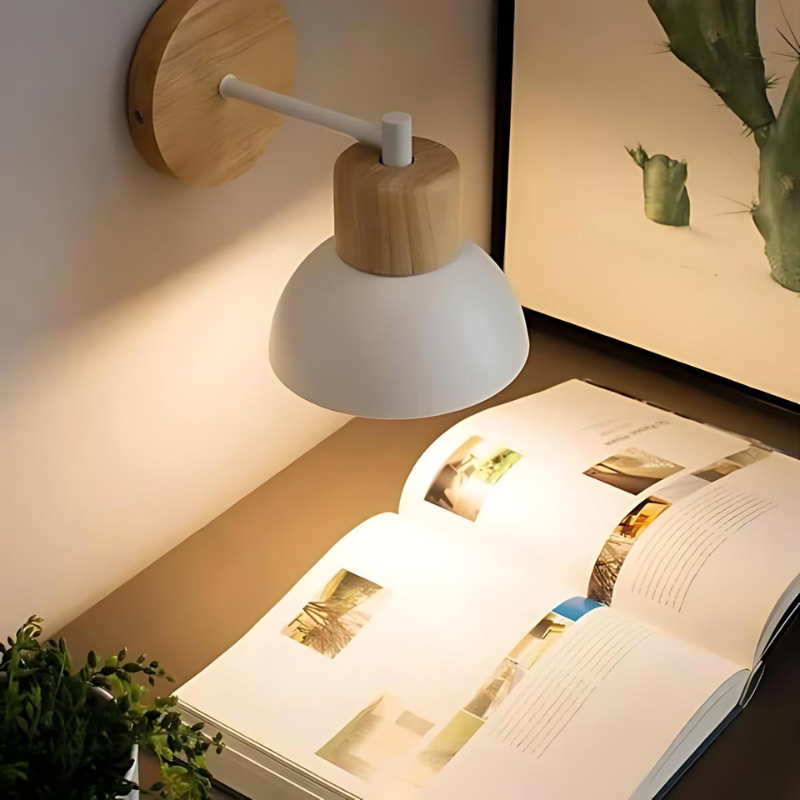 Junips | Stylish wall lamp made of wood for a harmonious home