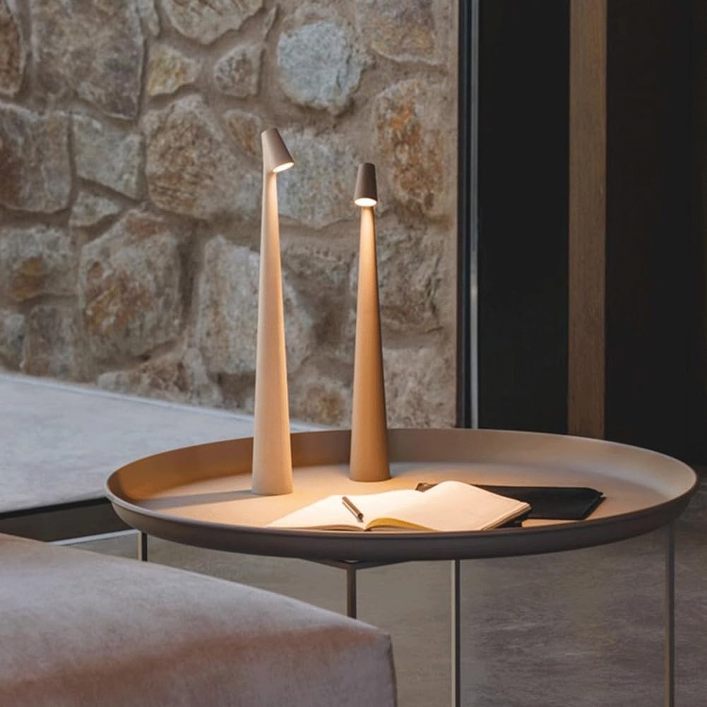 Junips | Table Lamp Modern Red Metal LED Light