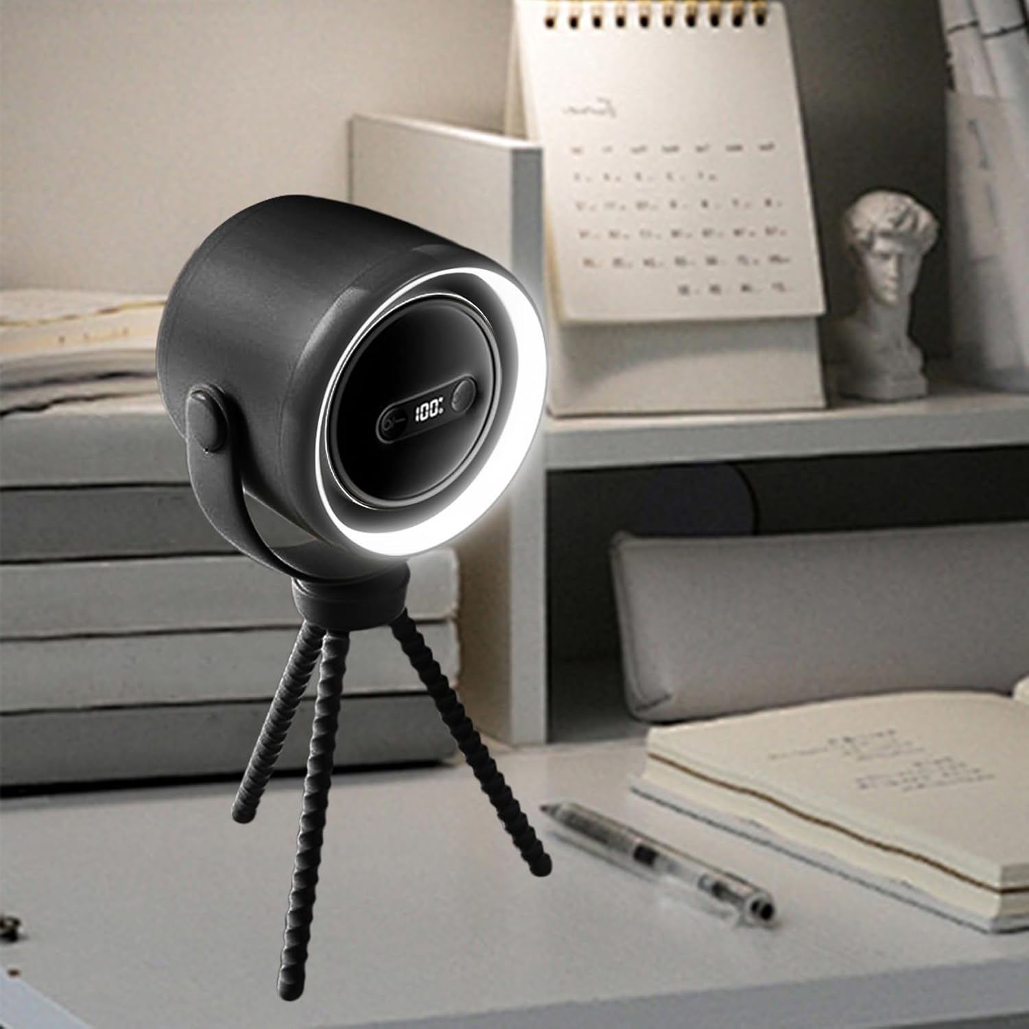 Junips | Rechargeable Clip-On Stroller Fan with Night Light 100 Speeds