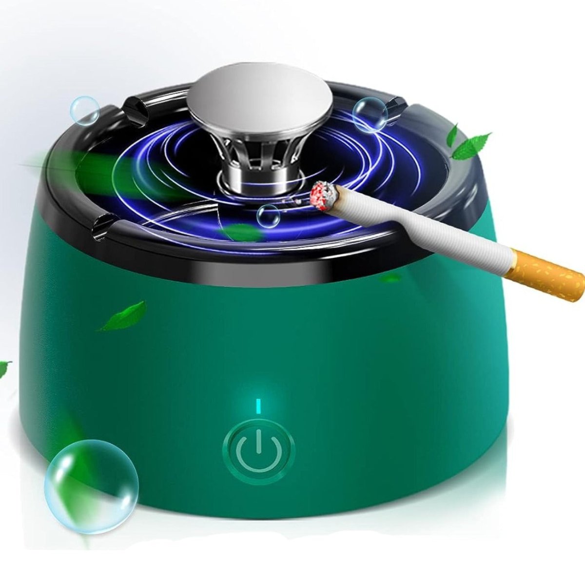 Junips | Odorless Smoke-Free Ashtray - Portable Smoke Catcher with Scent Filter