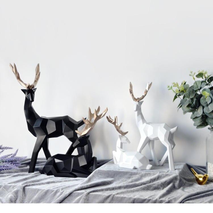 Junips | Abstract Deer Figures Pair