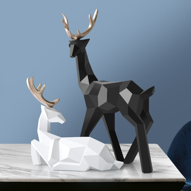 Junips | Abstract Deer Figures Pair