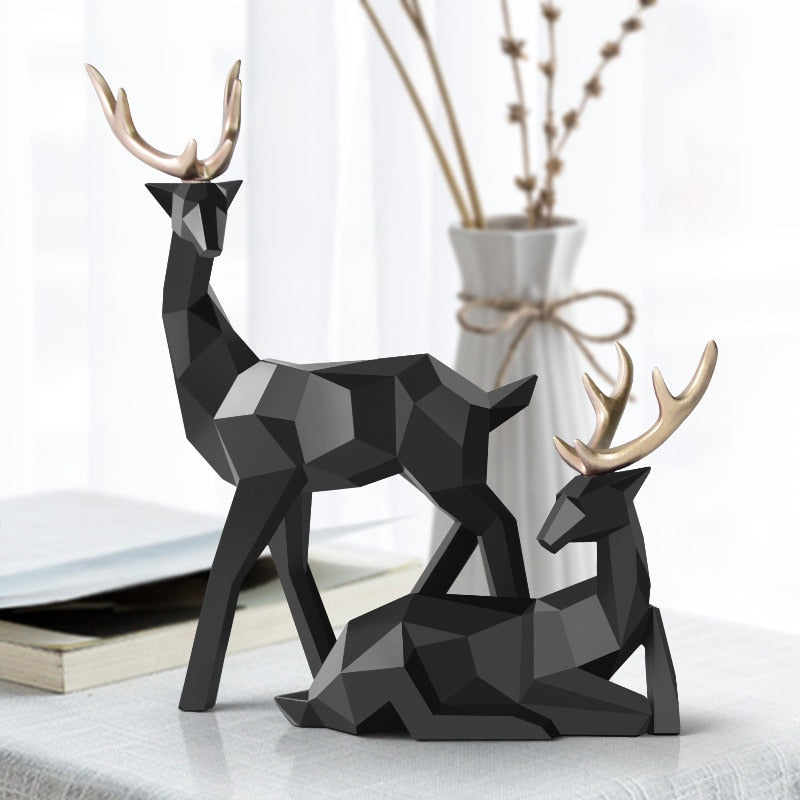 Junips | Abstract Deer Figures Pair