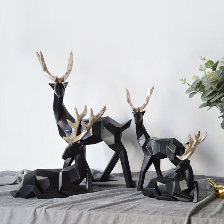 Junips | Abstract Deer Figures Pair
