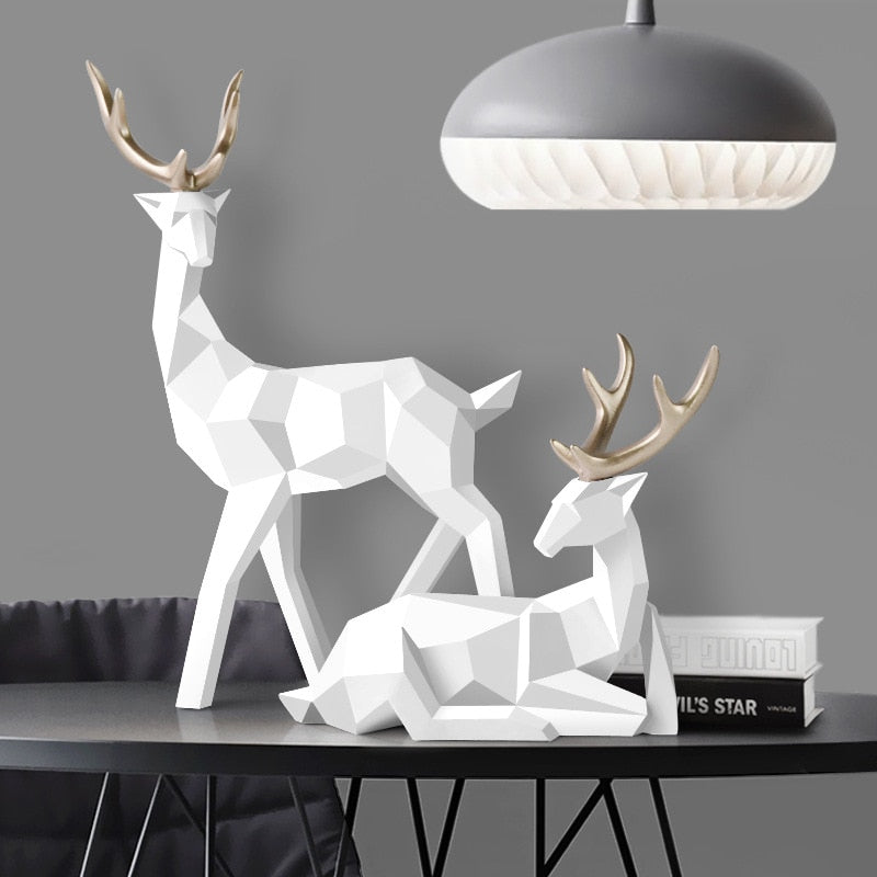 Junips | Abstract Deer Figures Pair