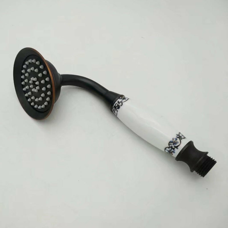 Junips | Traditional Handheld Shower Head with Hose Polished Brass Wall Mounted Shower Head