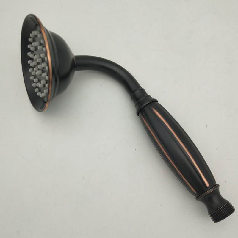 Junips | Traditional Handheld Shower Head with Hose Polished Brass Wall Mounted Shower Head