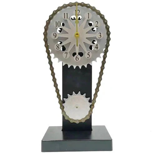 Junips | Watch chain with movement - Silent rotating table clock