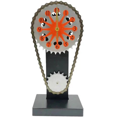 Junips | Watch chain with movement - Silent rotating table clock