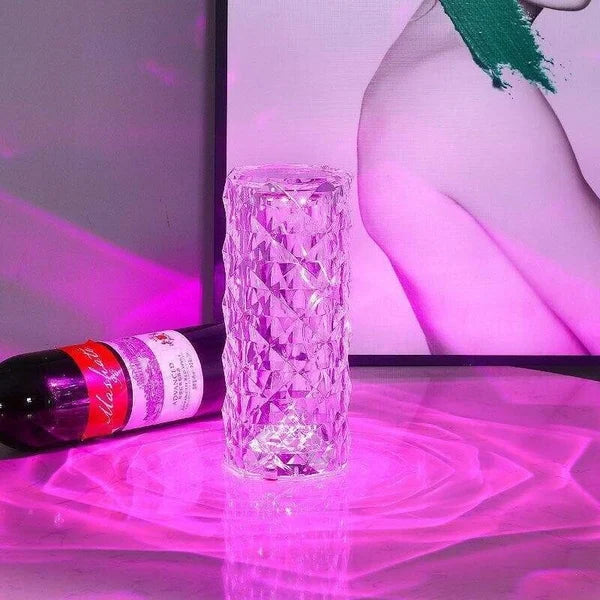 Junips | 16 Colors Rose Rays Crystal Diamond Table Lamp