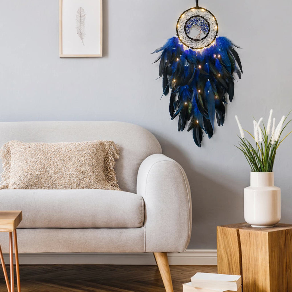 Junips | Frendorf Crystal Tree of Life Feather Glow Dreamcatcher