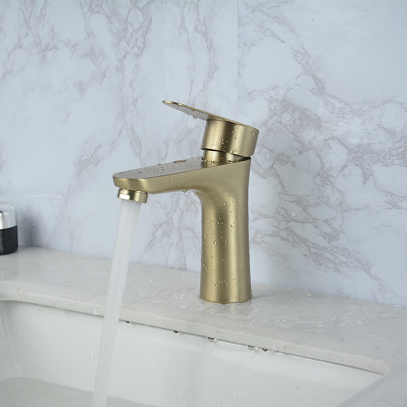 Junips | Modern Basin Tap Monochrome Center Mount Low Arc Faucet for Bathroom