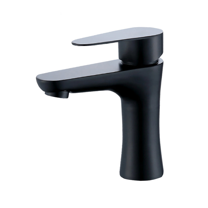 Junips | Modern Basin Tap Monochrome Center Mount Low Arc Faucet for Bathroom